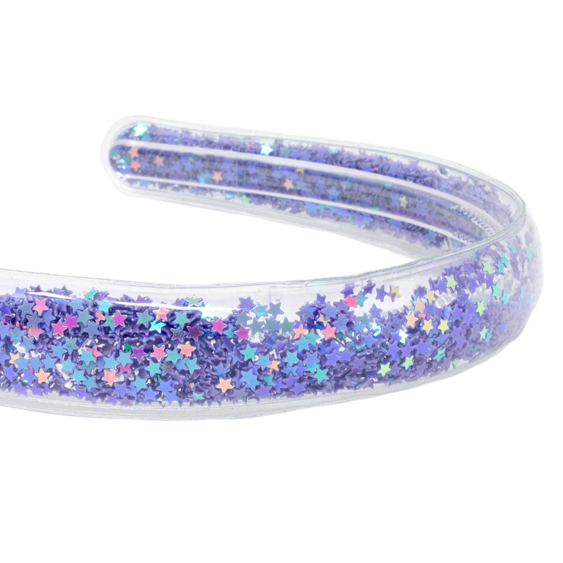 Confetti Star Headband - Purple Stars