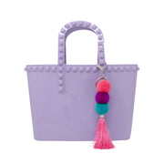 Tiny Jelly Tote Bag: Lavender