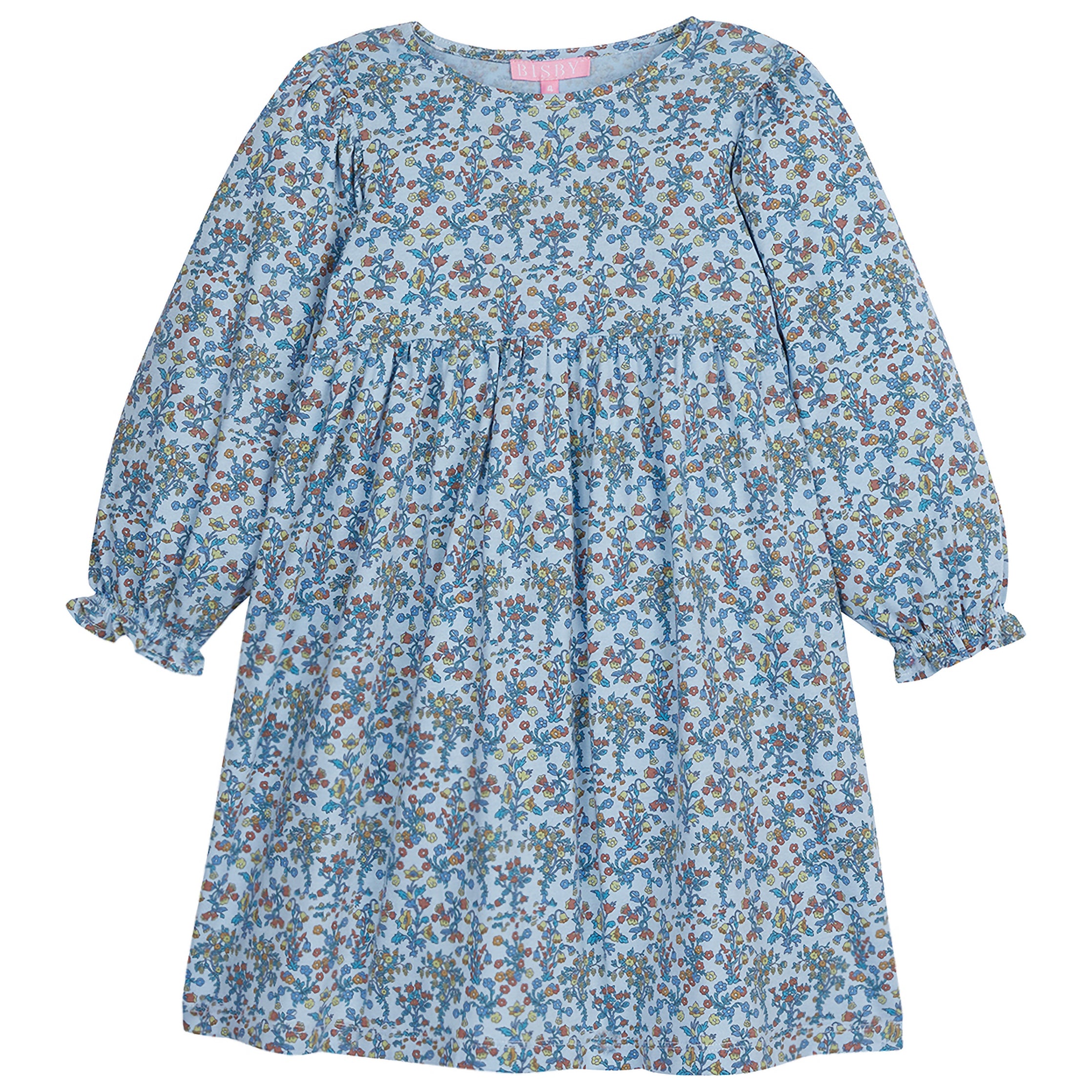 Elena Dress - Jodphur Floral Blue – BISBY