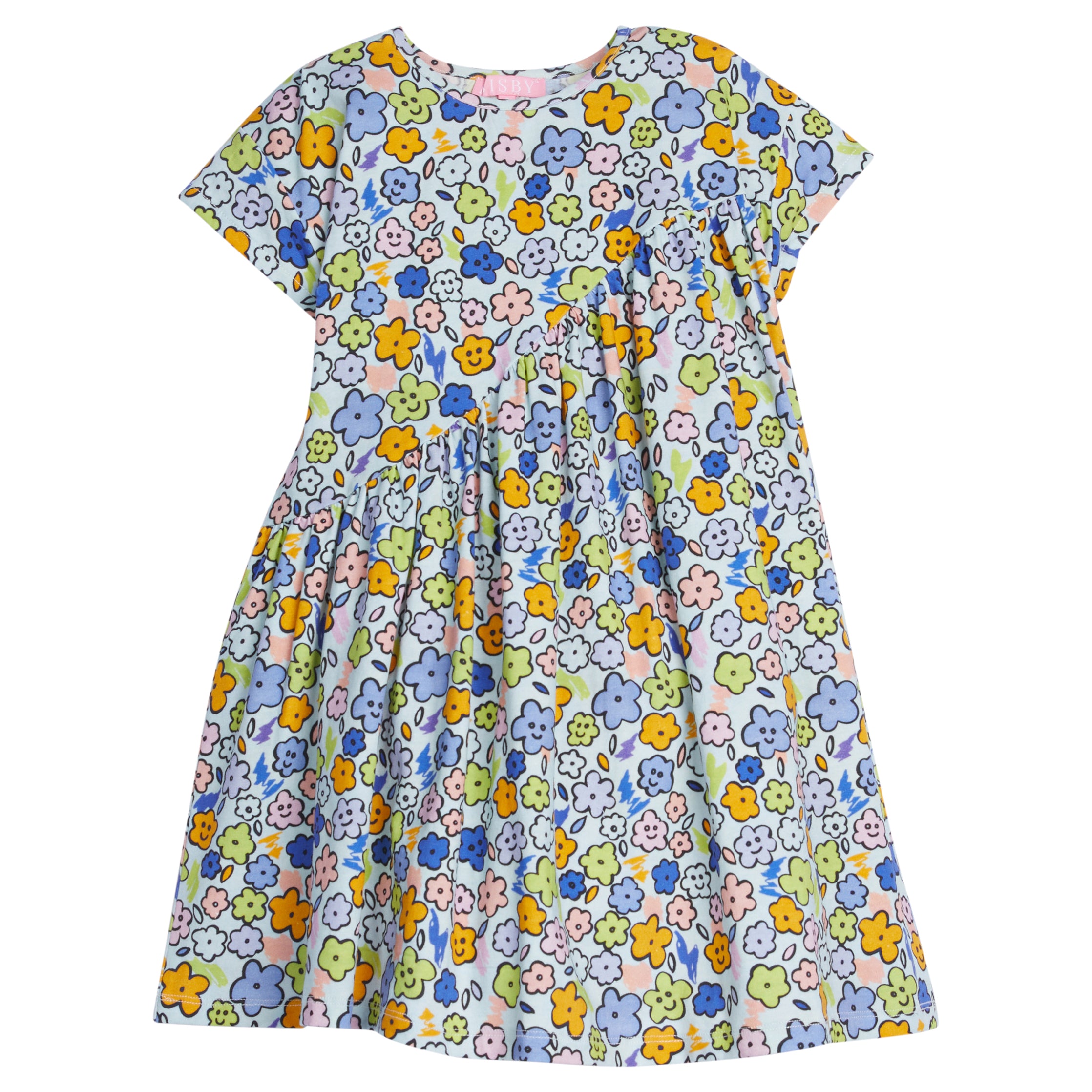 Swoop Dress - Cartoon Floral – BISBY