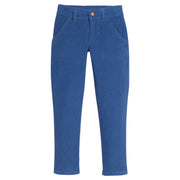 Girls/Tween pants in our Breton Blue color. Pants are made of a lightweight corduroy material for a stretchy and comfy fit-BISBY