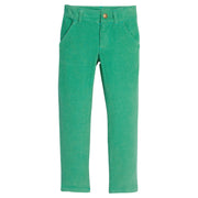 Girls/Tween pants in our Pine Green color. Pants are made of a lightweight corduroy material for a stretchy and comfy fit-BISBY