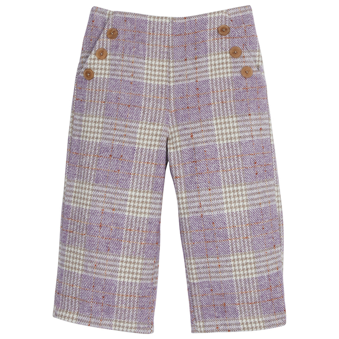 Wide Leg Pants - Lilac Tweed – BISBY